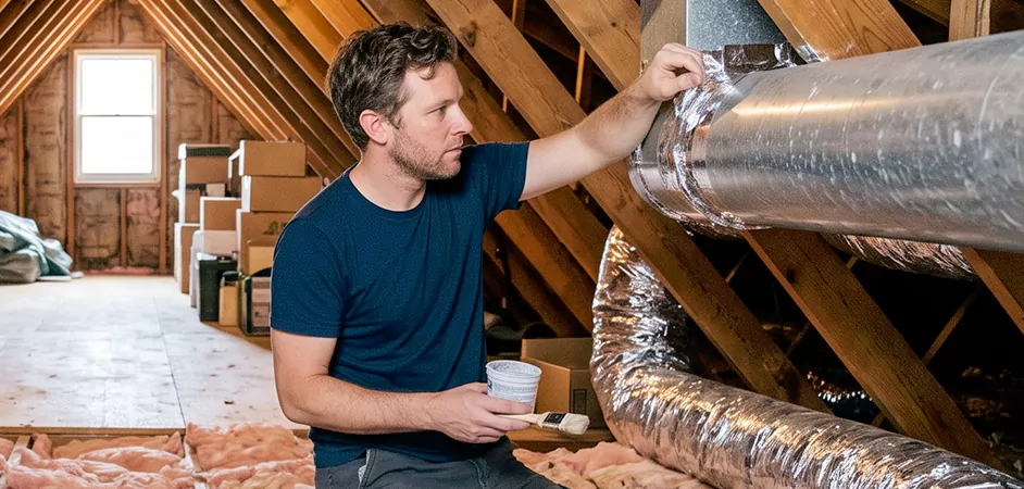 Duct Board Leak Repair in Paterson